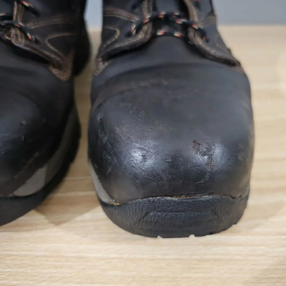 Red Wing Boot 2205 6 Inch Mens Shoe Mocha Brown Leather Aluminum Toe Size 13 - Picture 5 of 16